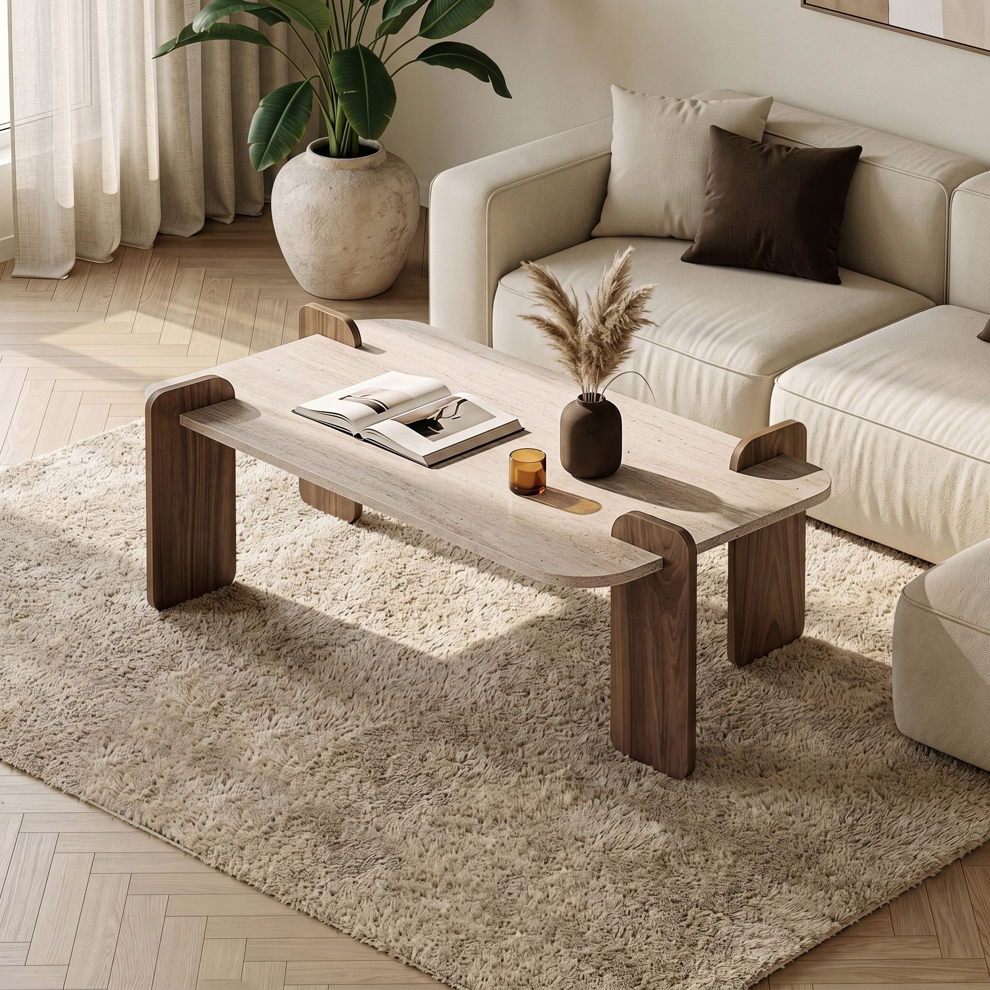 Renard - Travertine, Venezia Walnut Travertine Walnut