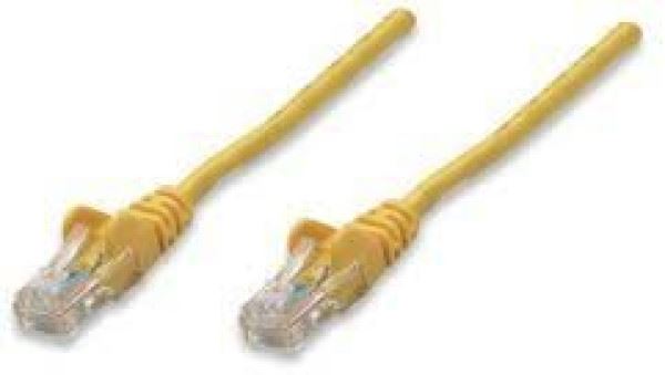Kabl Intellinet Patch, Cat6 certified, 0,5m, U/UTP, žuti