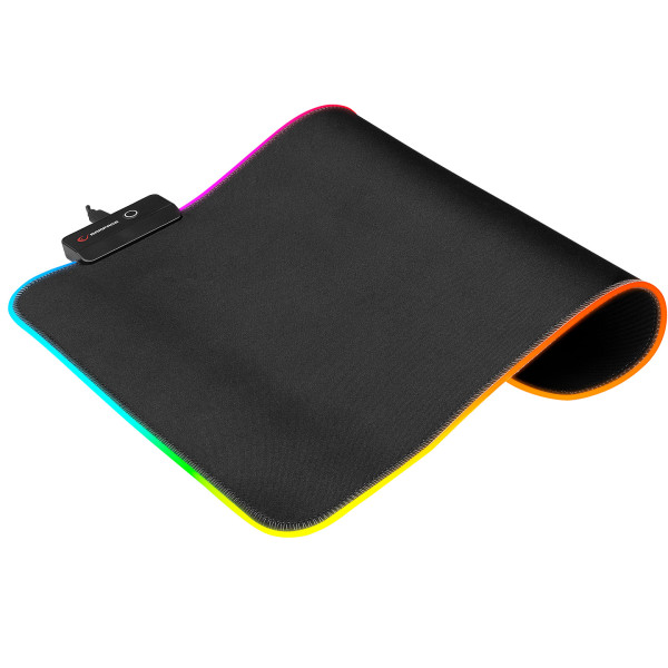 Podloga za miš Rampage MP-21 252x328x3mm crna RGB