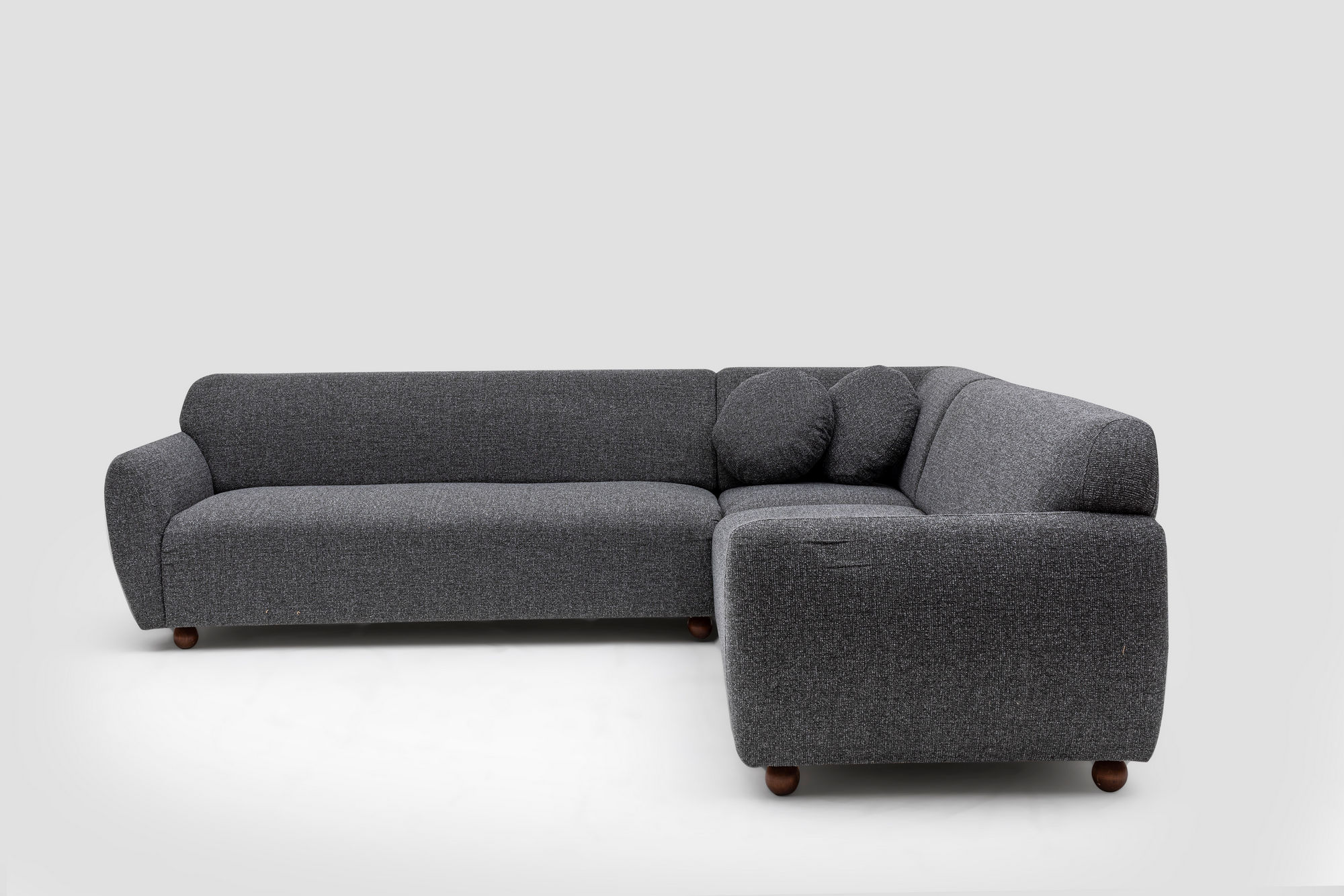 Eddy Corner 2 (3L-C-3R) - Dark Grey