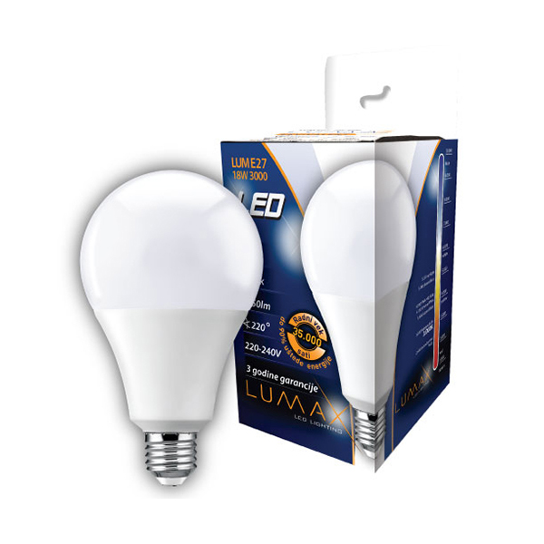 Sijalica Led LUME27-18W 3000K 1750lm