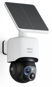 SAFEMO SolarCam ST1 Smart Camera Outdoor PTZ Kit 4K UHD (Camera+Solar) ST1