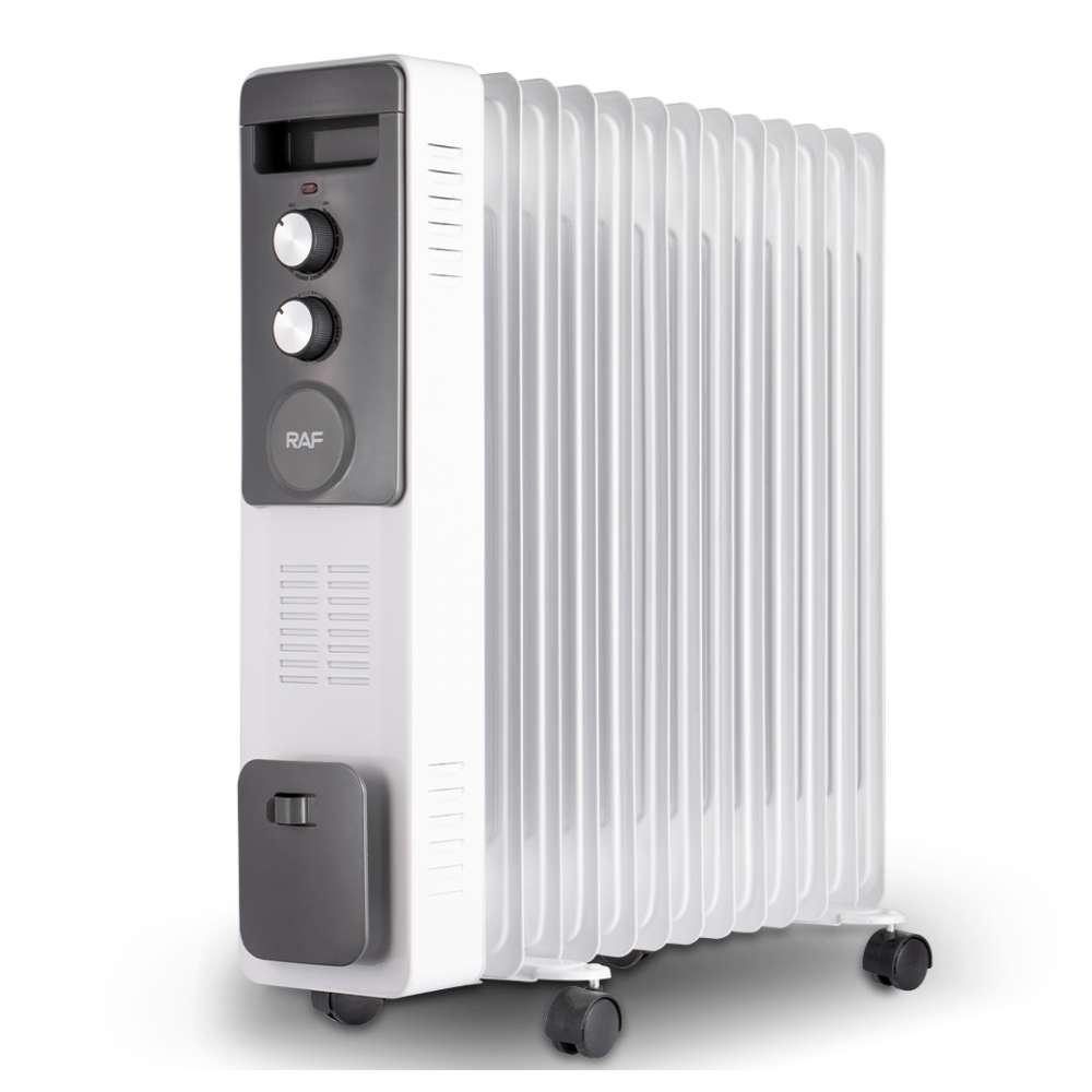 RAF R.1338W ULJNI RADIJATOR SA VENTILATOROM 13 REBARA BELI 2900W