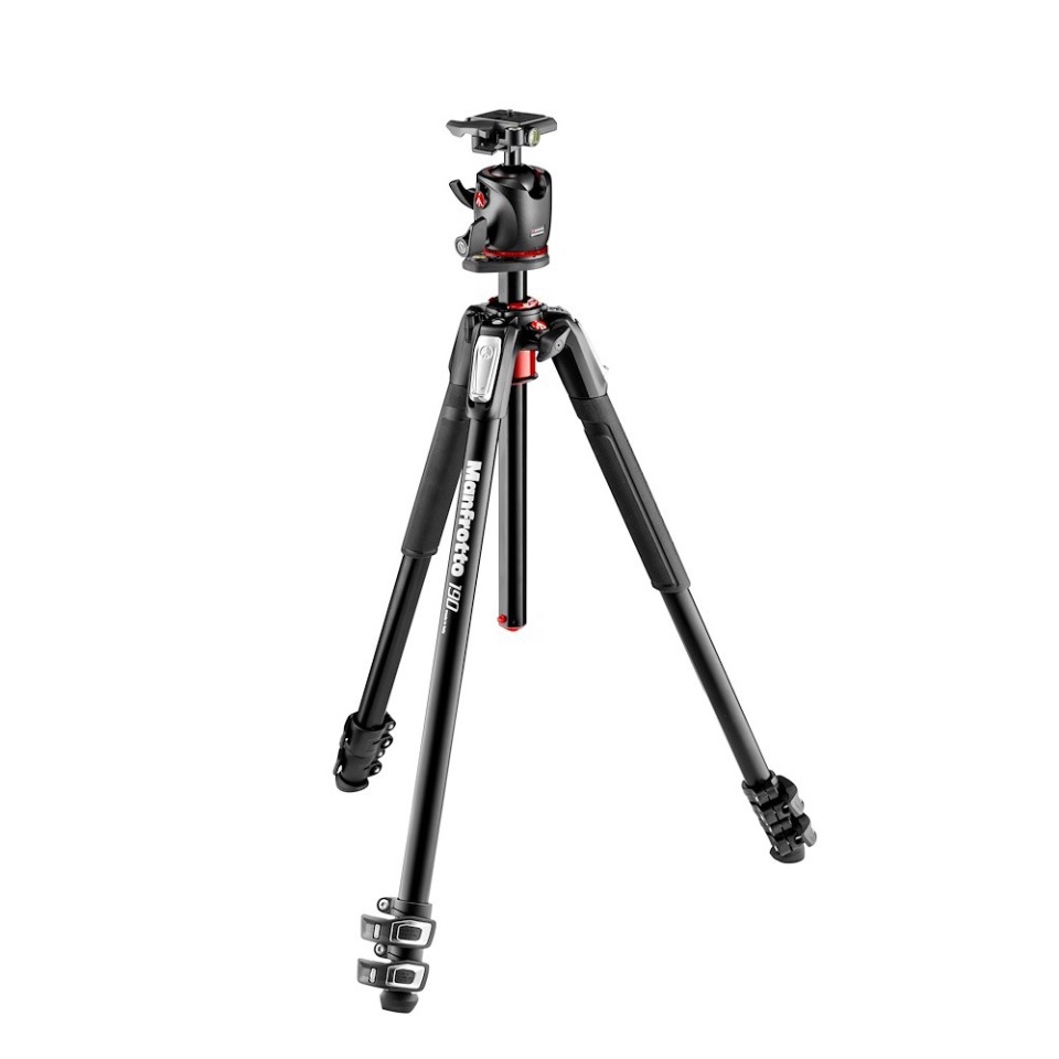 Manfrotto Tripod SET MK190XPRO3-BHQ2 Alu 3 SEC Kit Ball Head