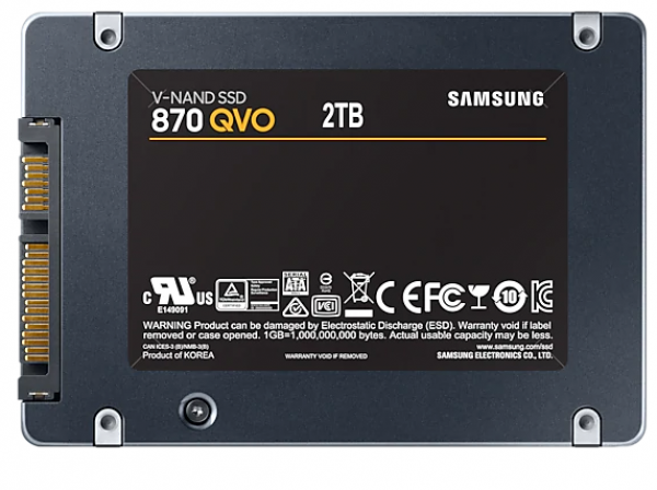 2TB 2.5 inča SATA III MZ-77Q2T0BW 870 QVO Series SSD