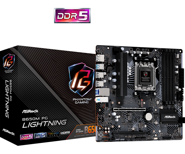 MB AM5 Asrock B650M PG Lightning