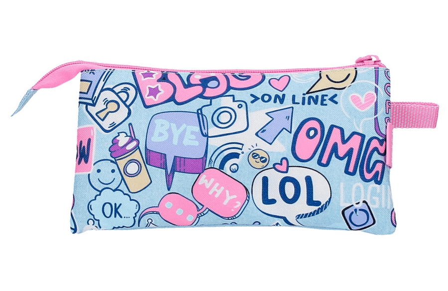 MOVOM GIRL POWER prazna pernica sa 3 pregrade