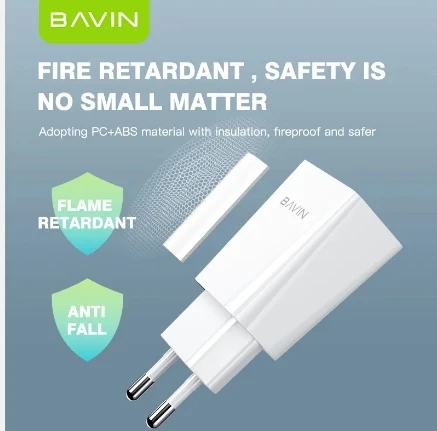 Bavin punjač 2.4A USB-A + kabl Micro bela - PC895Y
