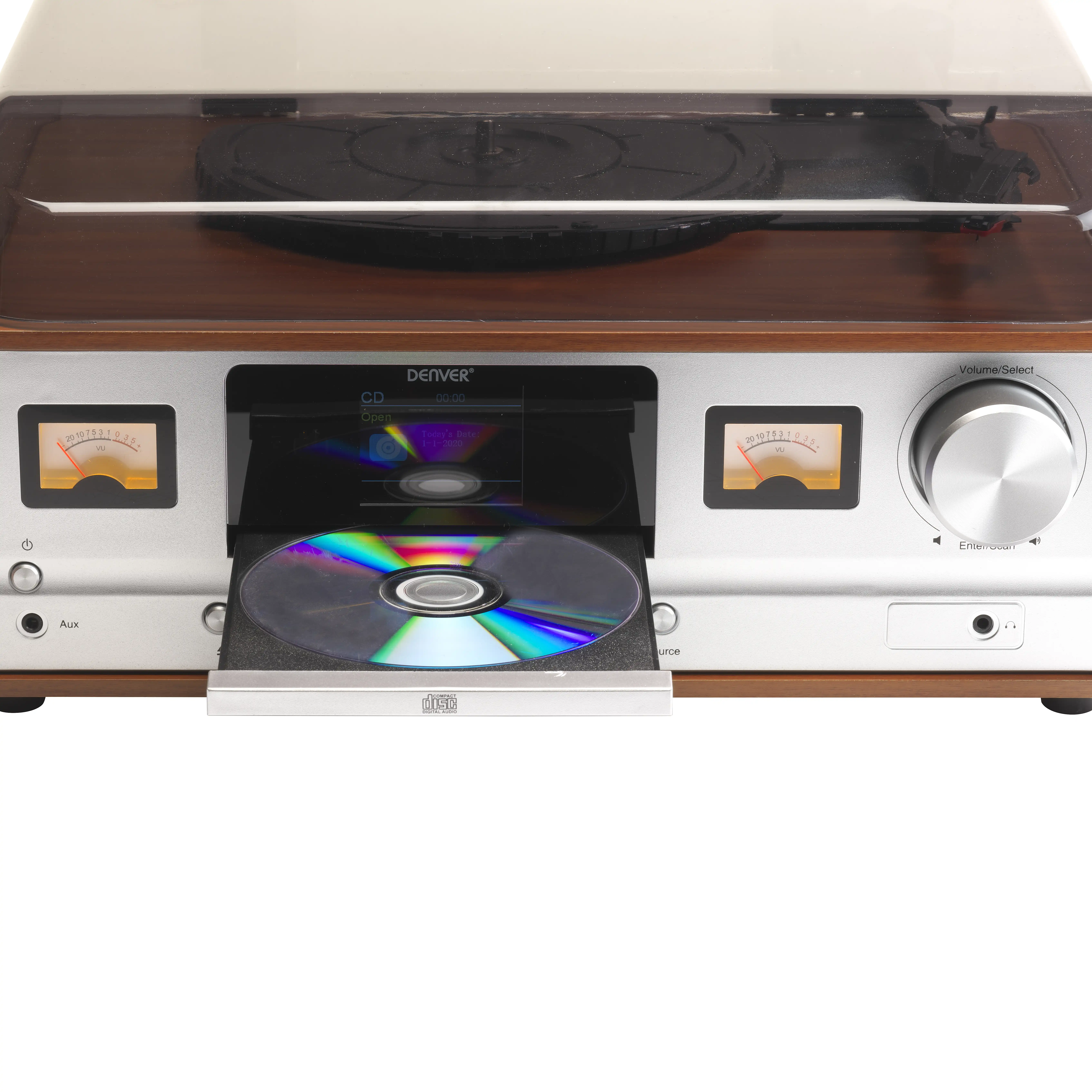 DENVER gramofon MRD-52 LIGHTWOOD