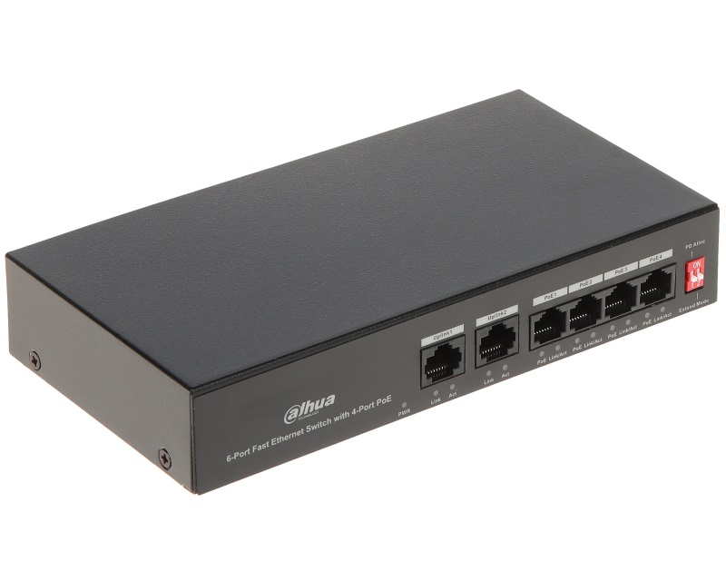 PFS3006-4ET-36 6-Port Fast Ethernet Switch with 4-Port PoE