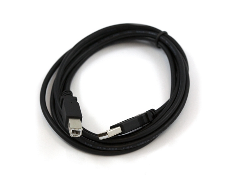 Kabl USB A - USB B M/M 1.8m crni (full bakar) Premium
