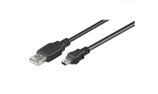 Kabl 2.0 USB A - USB Mini-B M/M 1.8m crni