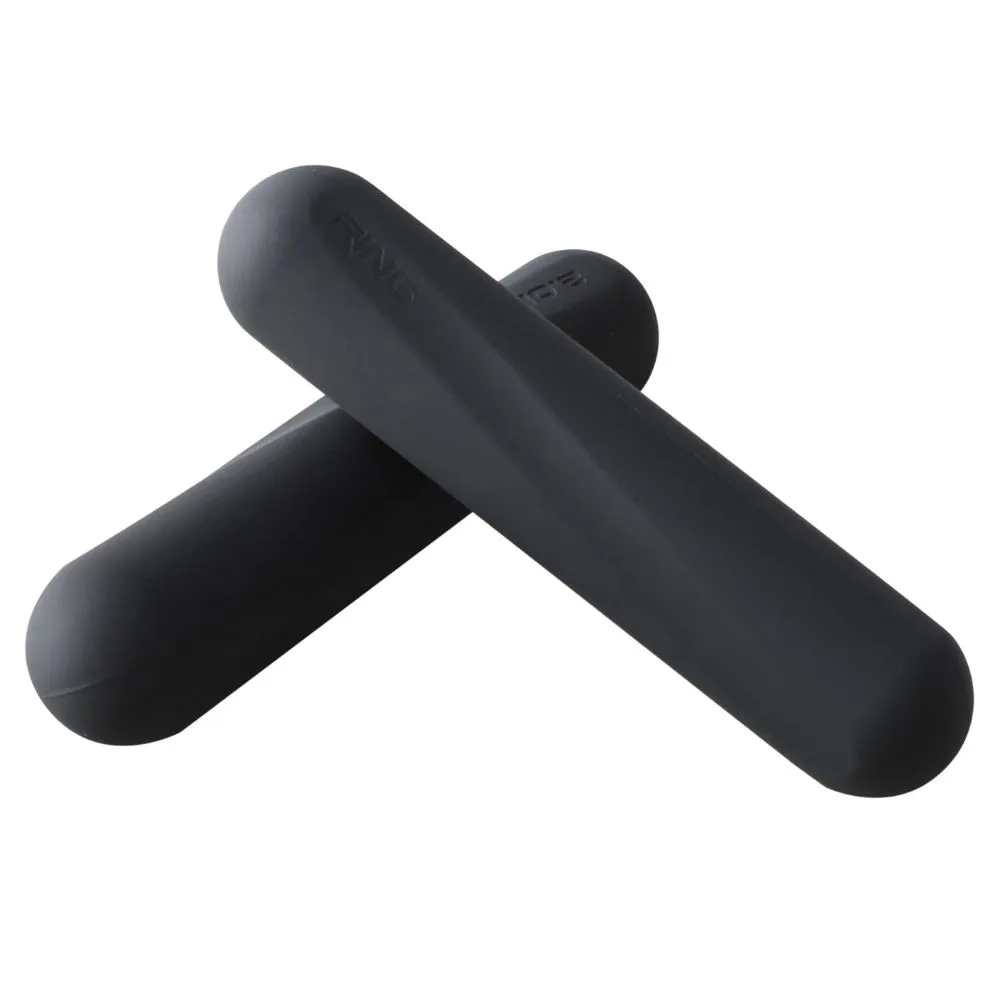 RING pilates fitnes bucice-silikon 1x2 kg black RX LKW-684-2 kg