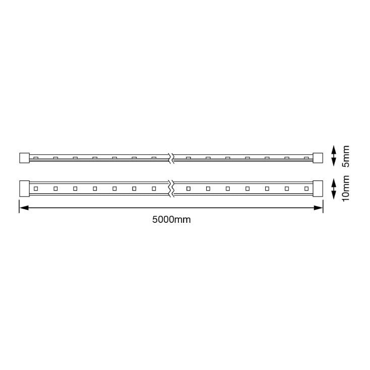 OSRAM LED traka 24V 5m 3000K 3400lm 43W IP65