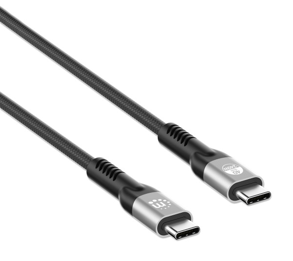 Kabl Manhattan 356374 USB-C M/M 3.1/8K/60Hz/Thunderbolt 4/40Gbps/PD/1m