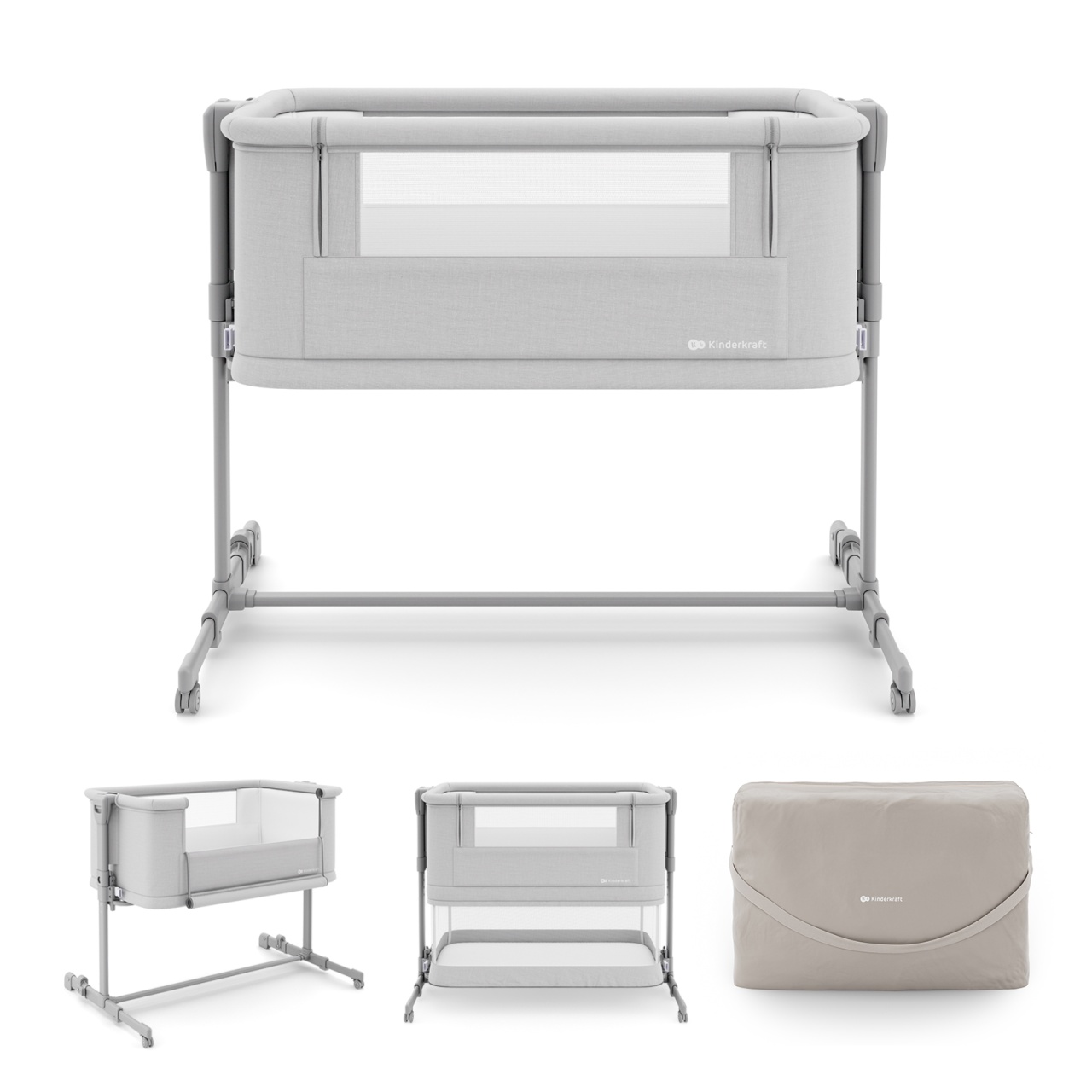 KINDERKRAFT KOLEVKA NESTE GROW 2 LIGHT GREY