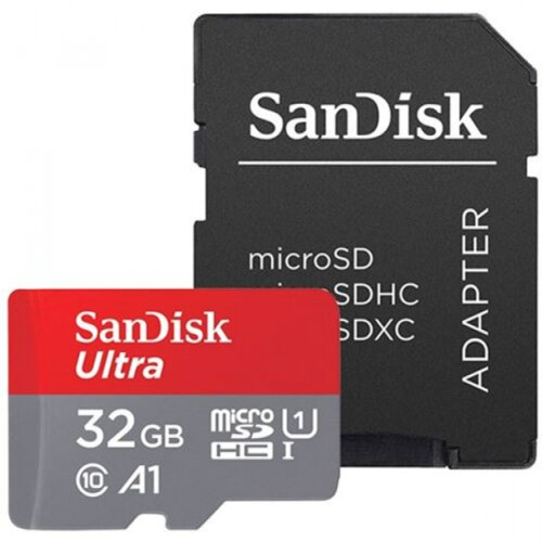 SanDisk SDHC 32GB Ultra Mic.120MB/s A1Class10 UHS-I +Adap.