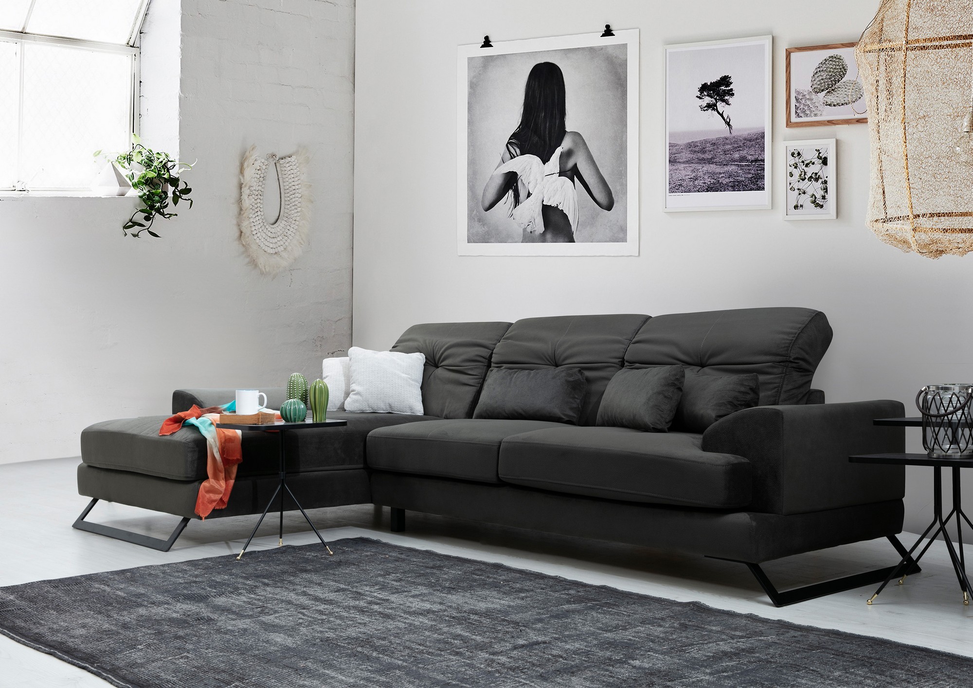 Frido Corner Left (Chl+3R) Anthracite