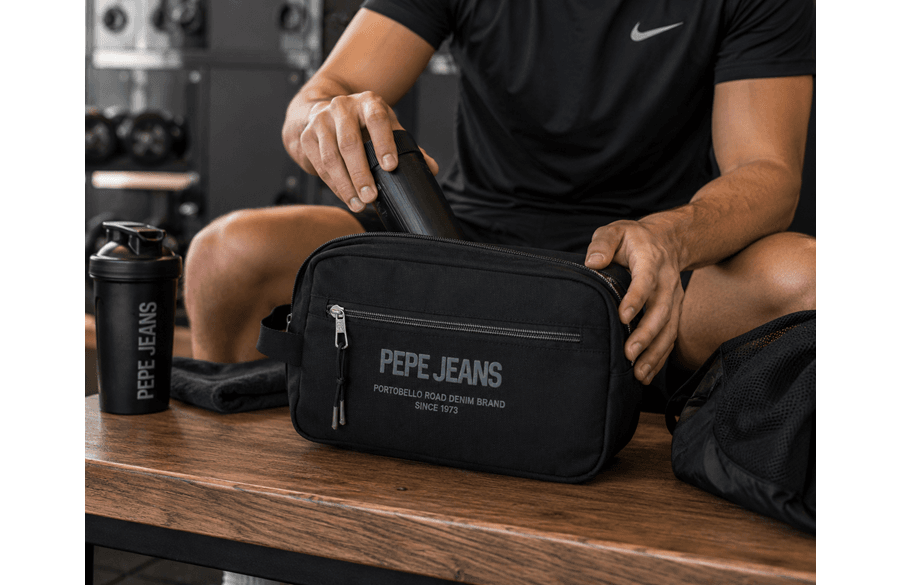 PEPE JEANS EDWARD muški neseser sa 2 pregrade