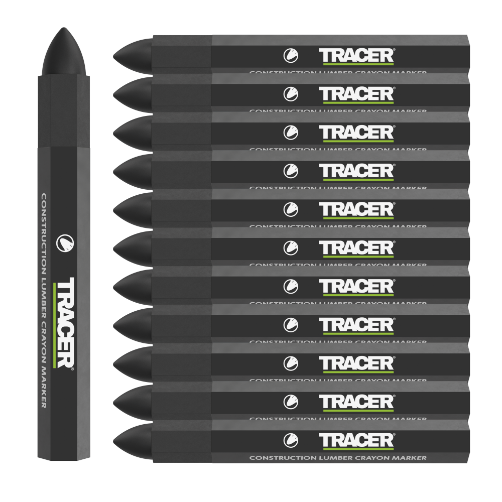 TRACER ACM1 Set od 12 voštanih markera – crni