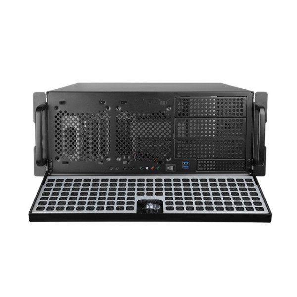 Kuciste Chieftec 4U  UNC-409S-B -19" IPC Rackmount Chassis,AIO 360mm support