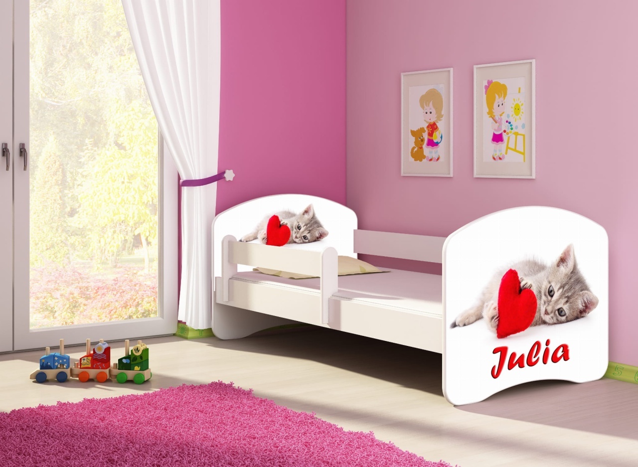 KREVET ZA DECU WHITE SA FIOKOM 160X80 ACMA 2 40