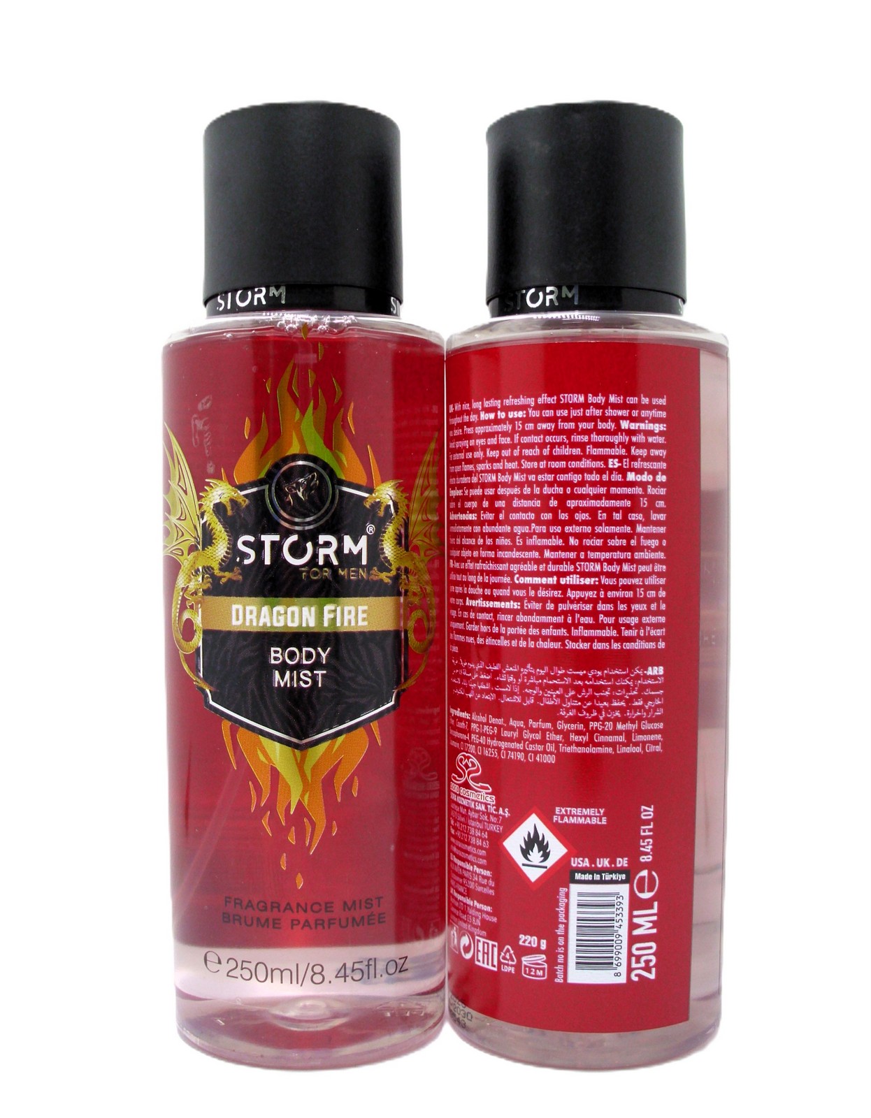STORM MEN body mist parf. 250ml - Pakovanje od 12