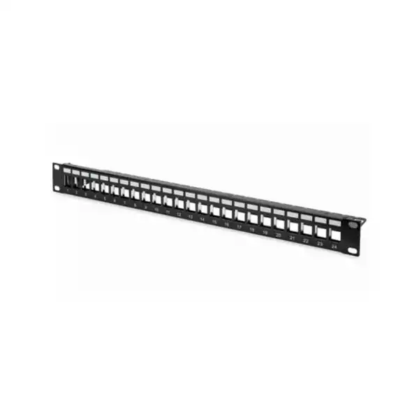 Patch panel modularni shielded 19/0.5U sa 24 slota za STP/UTP module SKP-24-0.5U
