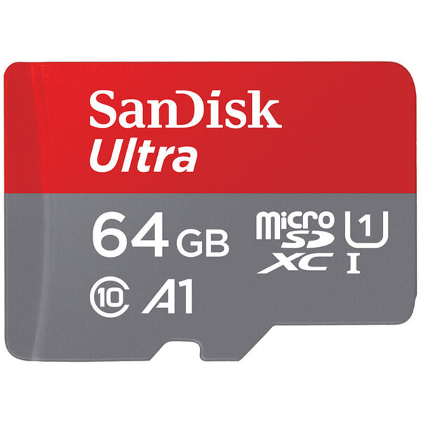 SanDisk SDXC 64GB Ultra Micro 140MB/s A1 Class 10 UHS-I sa Adap.