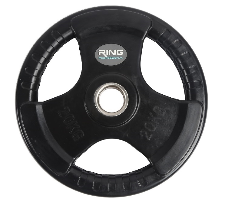 RING Olimpijski tegovi gumirani 2x20 kg-RX WP015-20