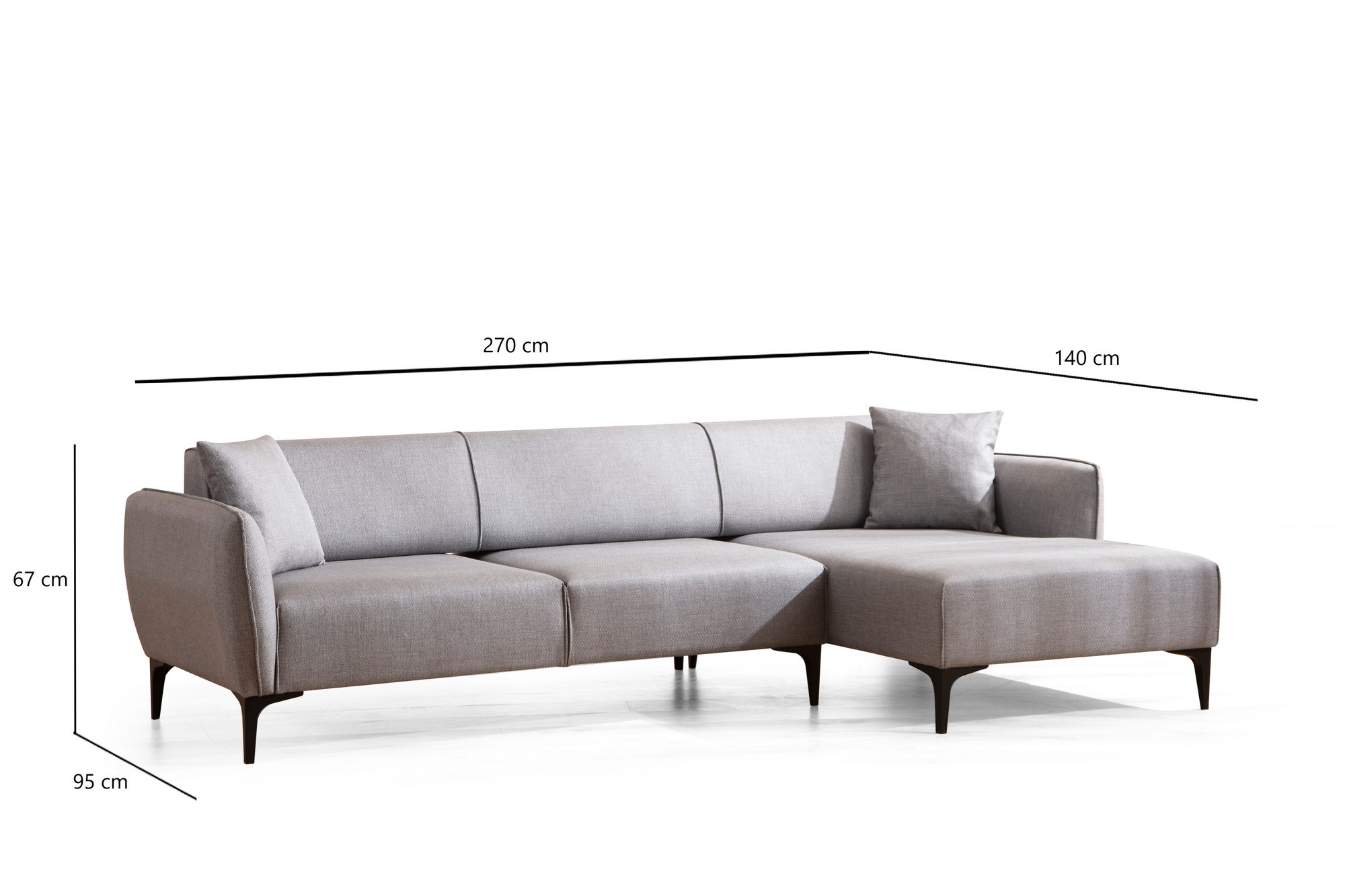 Belissimo Right - Grey