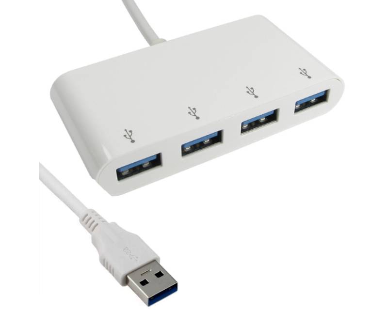 USB 3.0 HUB 4port beli