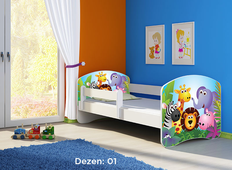 KREVET ZA DECU WHITE 140X70 ACMA 2