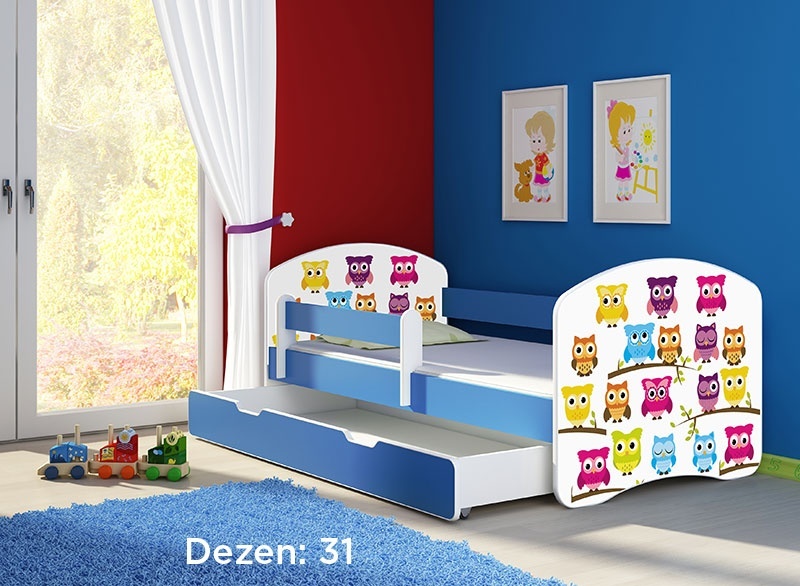 Krevet za decu Blue sa fiokom 180x80 acma 2 31