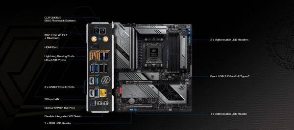 MB AM5 ASRock X870E TAICHI LITE