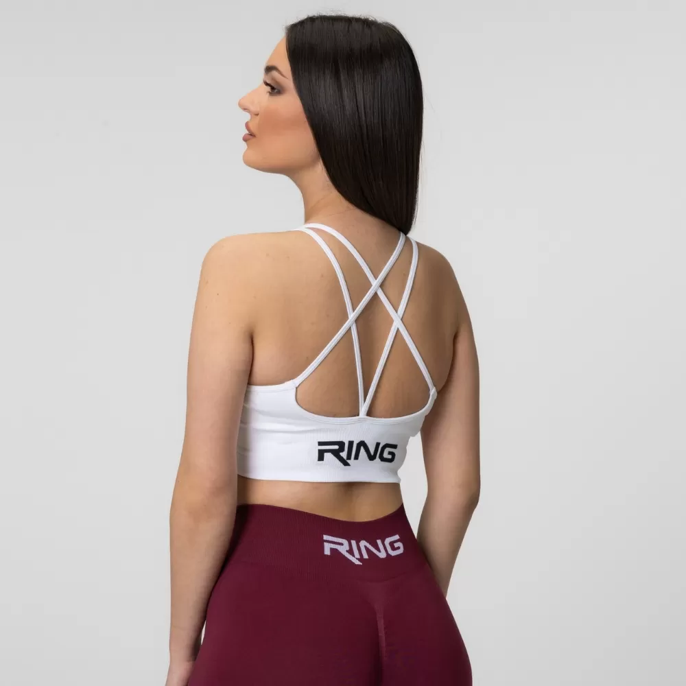 RING X-Back Top White