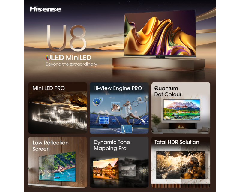 75 inča 75U8NQ ULED Mini-LED 4K UHD Smart TV