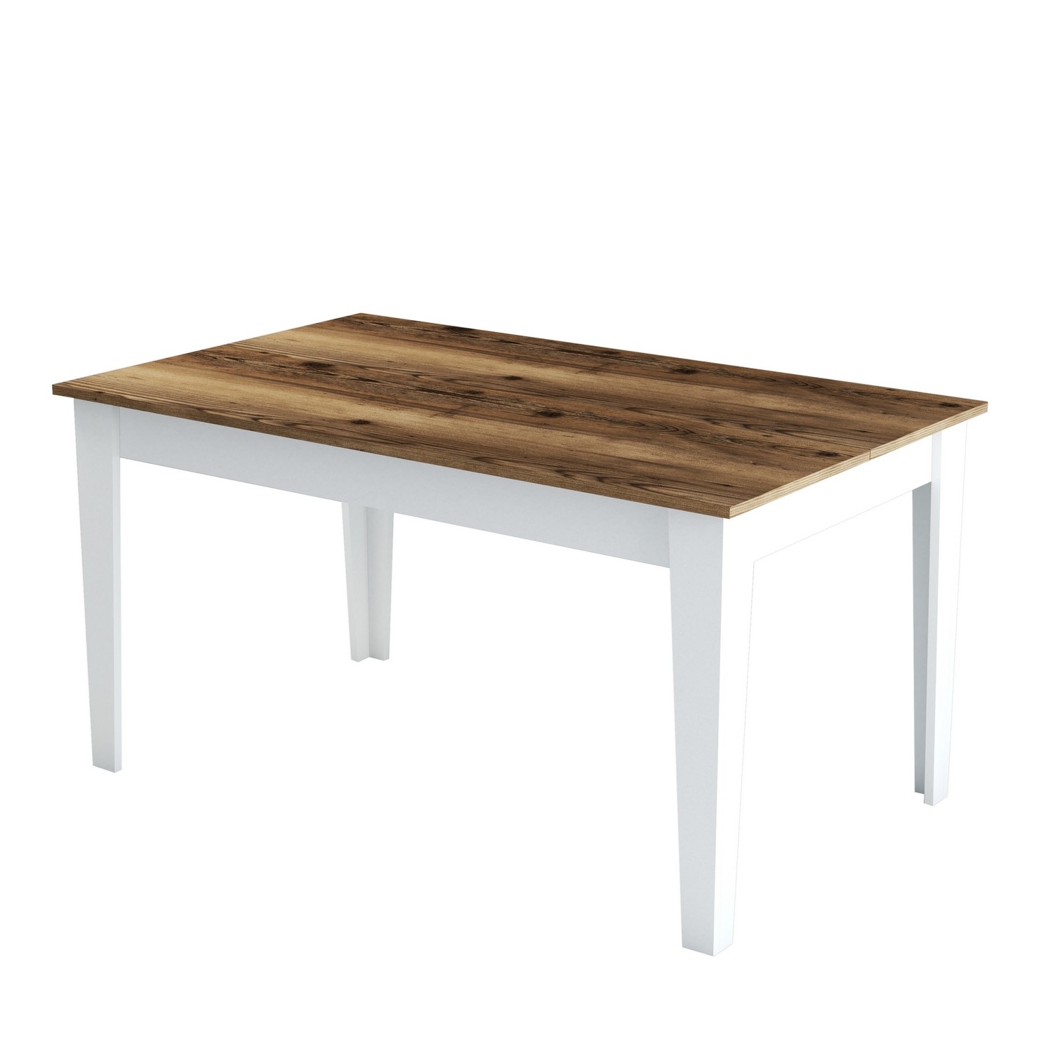 Milan 520 - Walnut, White Walnut White