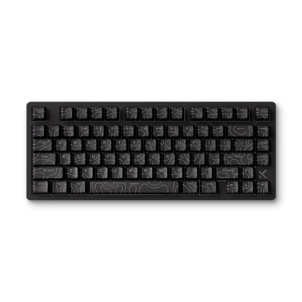 Gaming tastatura MCHOSE Jet 75 Hall Effect Magnetic Switch black topographic