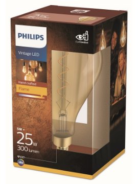LED GIANT VINTAGE 5W(25W) E27 A160 2000K GOLD ND PS704