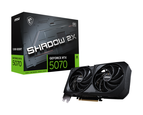 SVGA MSI RTX 5070 Shadow 2X OC 12GB GDDR7, V532-005R