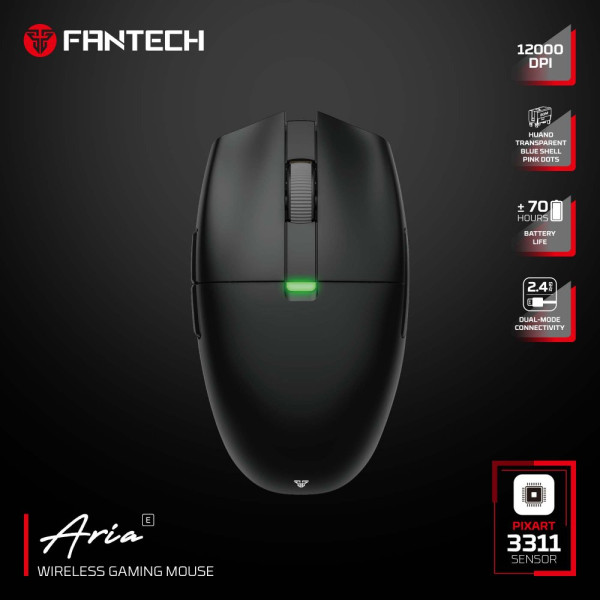 Miš Wireless Fantech XD7E Aria E crni