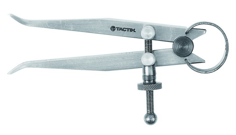 TACTIX Šestar unutrašnji sa vijkom i oprugom 160mm