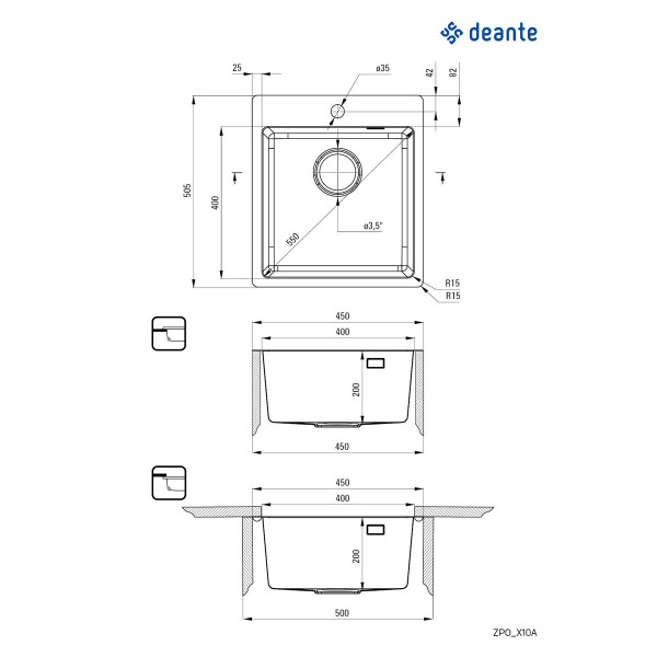 Deante Sudopera Olfato 45/IX-S ZPO 010A