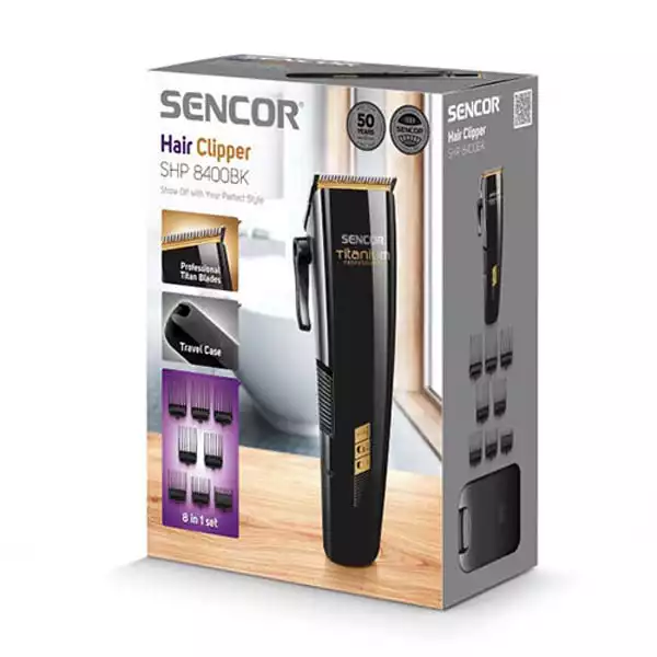 Mašinica za šišanje  Sencor SHP 8400BK/punjiva/8 nastavaka