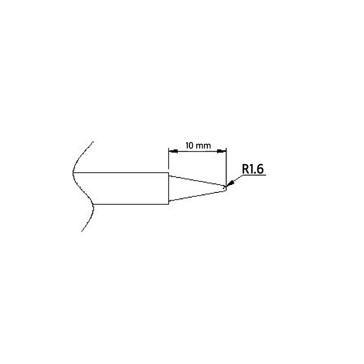 Vrh za lemilicu ZD-8962, 1,6mm