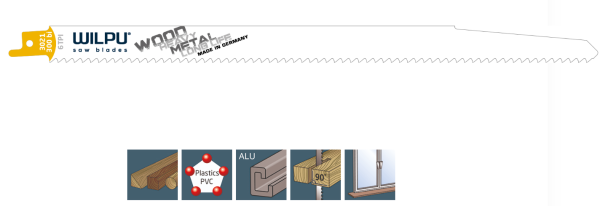 WILPU 3021/300 List univerzalne testere 5 kom 1228000005