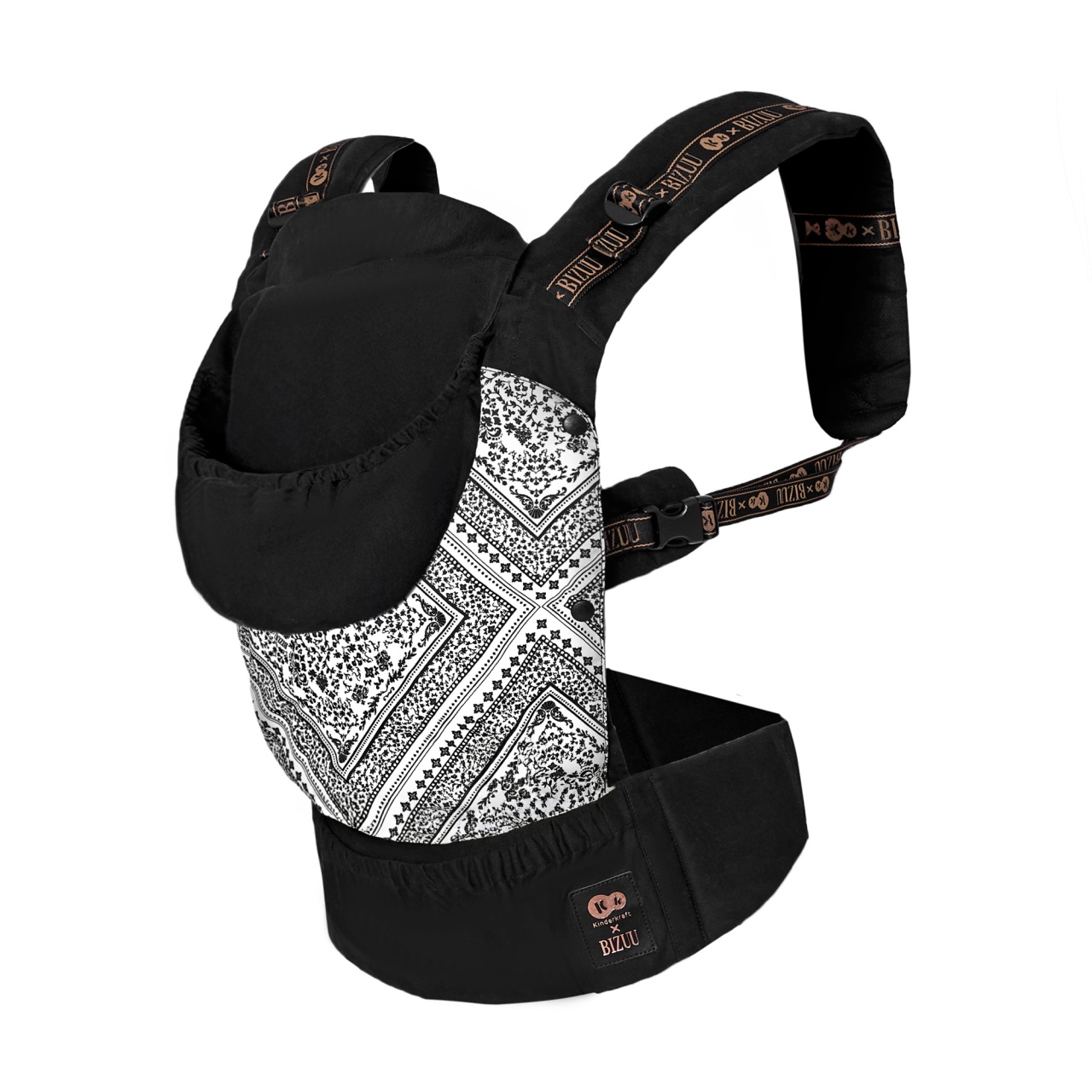 Kinderkraft nosiljka HUGGY BIZUU lunar black