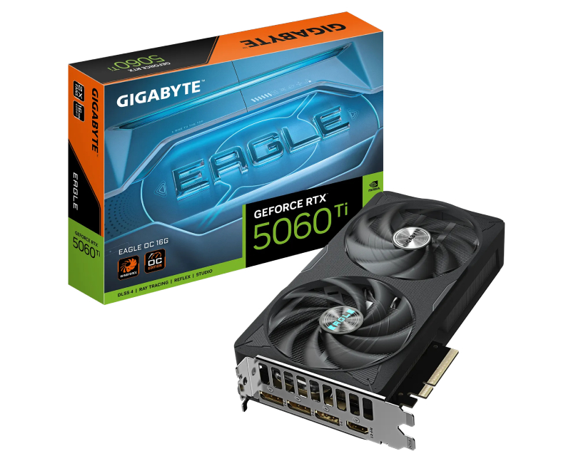nVidia GeForce RTX 5060 Ti EAGLE 16GB 128bit GV-N506TEAGLE OC-16GD rev. 1.0 grafička karta
