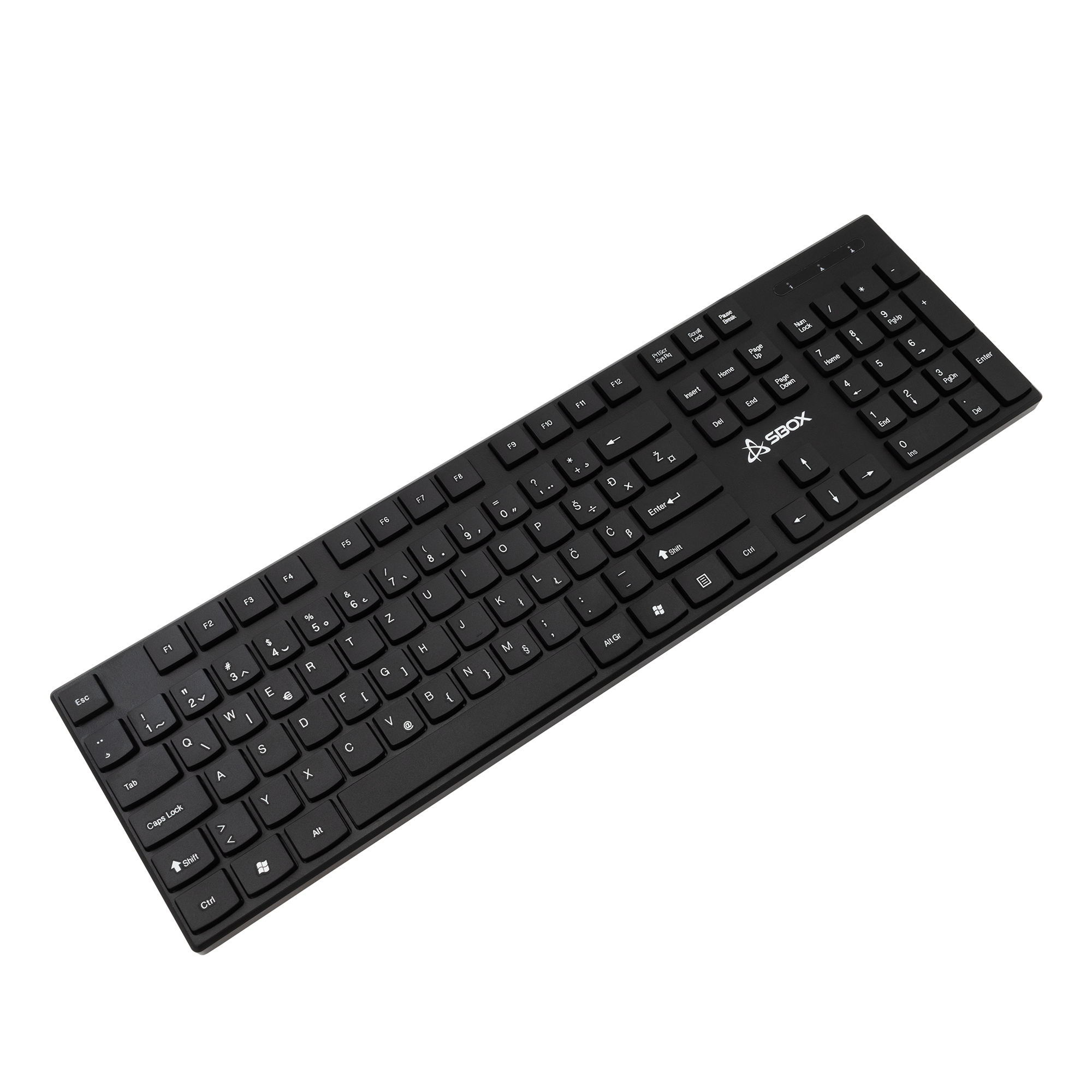 S BOX K 123 Tastatura, USB, SR, 104 tastera
